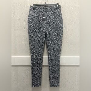 DKNY Suits Black and White Pull On Pants NWT Small